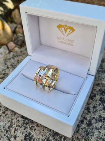 emese mihaly gold wedding rings