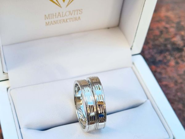andrea miklos whitegold weddingrings