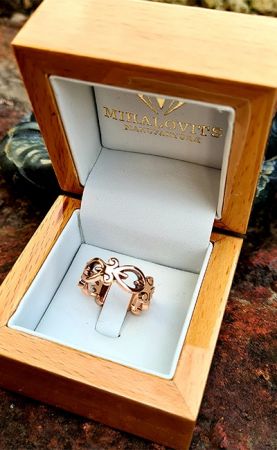eva rosegold engagement ring