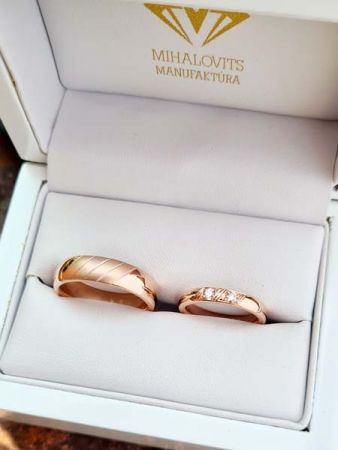 eniko tibor rosegold weddingrings