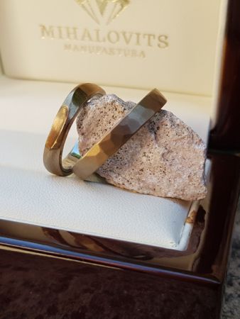 nora and zsolt stainless steel wedding ring